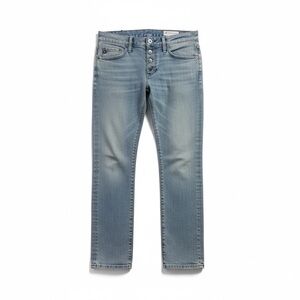 AG Nolan Relaxed Slim Mid Rise Button Front Jeans